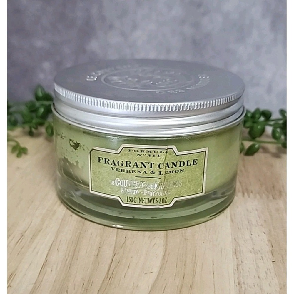 Le Couvent Des Minimes Verbena & Lemon No. 311 Fragrant Candle Glass‎ 5.2 Oz